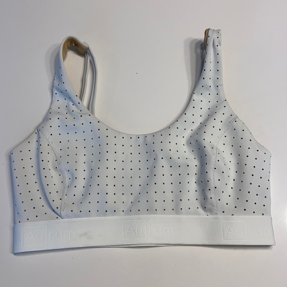 Aurum white sports bra - Picture 1 of 3